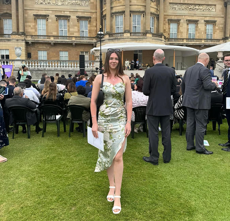  Anglesey young people attend Buckingham Palace to receive their Duke of Edinburgh Gold Award.